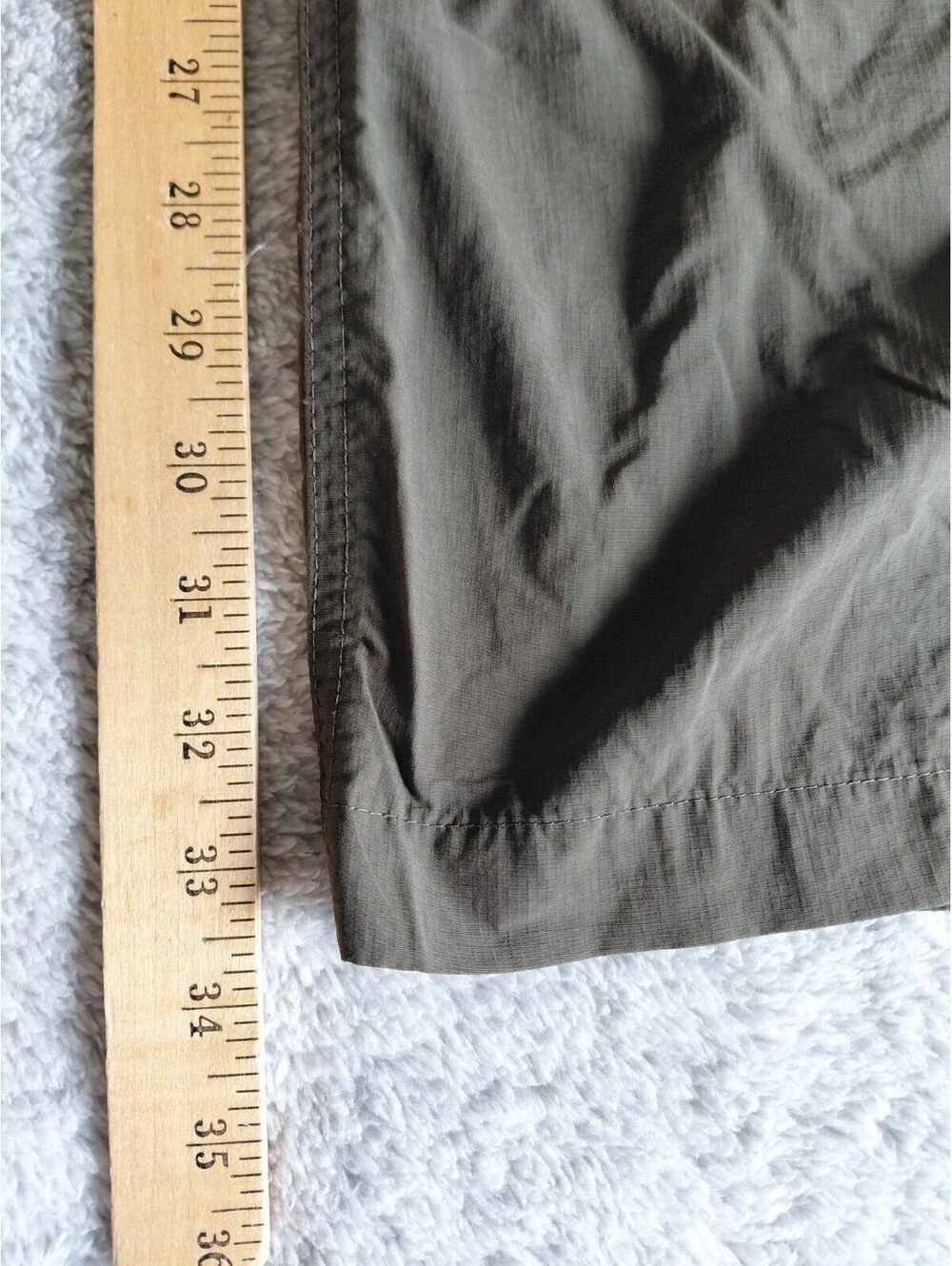 Columbia Cargo Pants Mens 36x34 Green Omni-Shade Hiking Ripstop